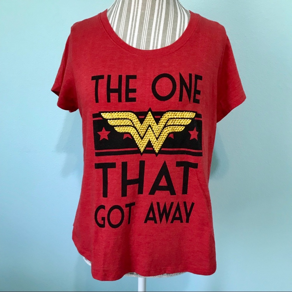 Wonder Woman Top Size Large